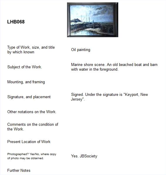 William Savery Bucklin List